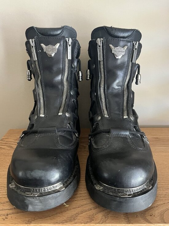 Harley-Davidson® Men\'s 13 Brake Light Black 6.25-Inch Motorcycle Boots D91680